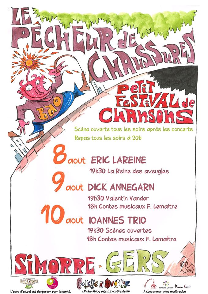 4 ème Festival de chanson du 8 au 10 août au BAO Simorre