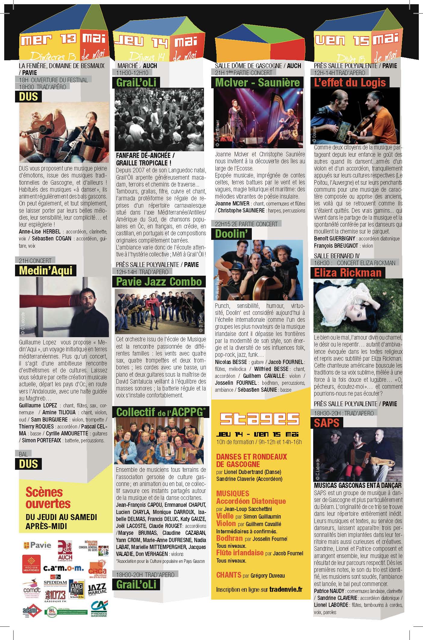 17ème festival Trad&rsquo;Envie