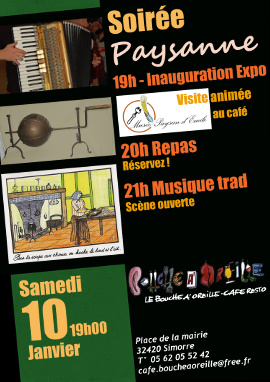 Soirée paysanne / expo Musée Paysan