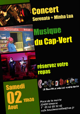 Concert Musique du Cap-vert : Serenata + Minha Lua