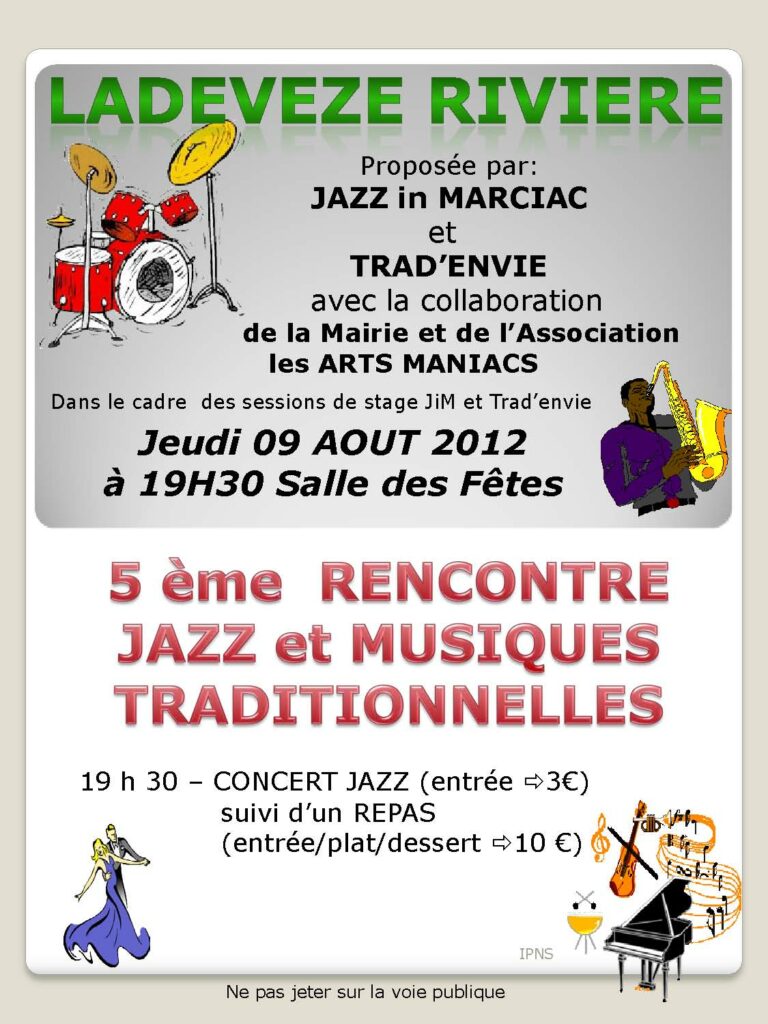 5e rencontres du Jazz et de la musique Traditionnelle