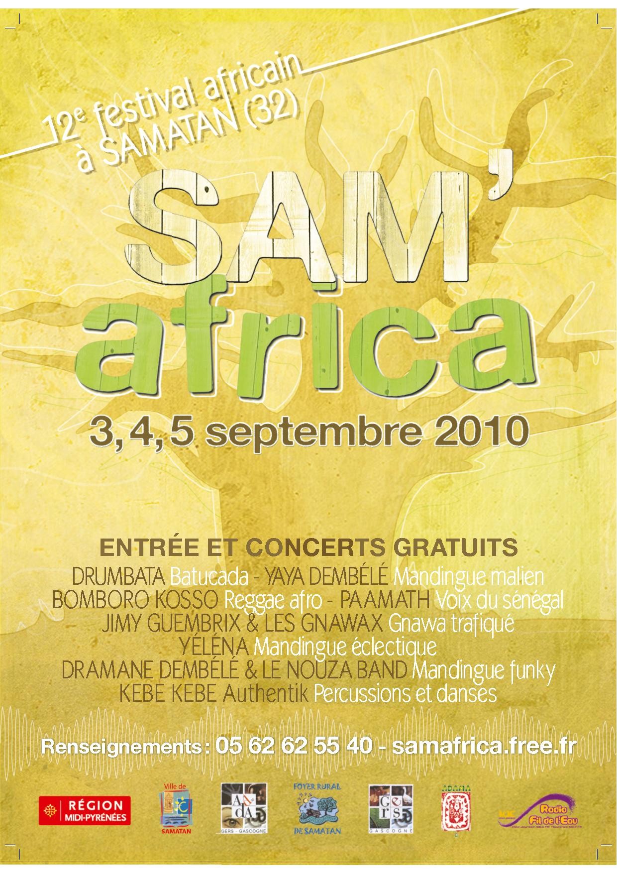 Affiche Sam africa 2010