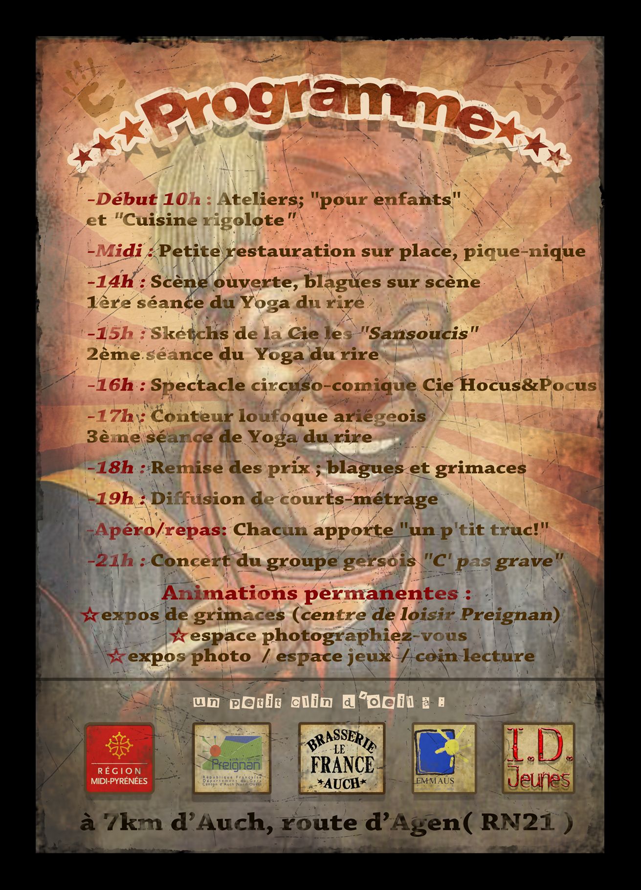 programme le rire prenant