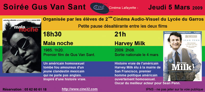 Soirée Gus Van Sant