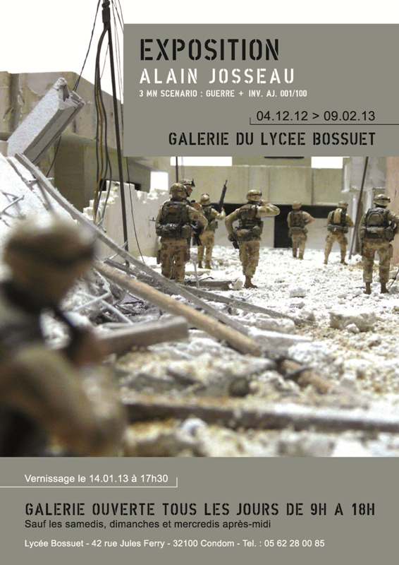 L’exposition d’Alain JOSSEAU