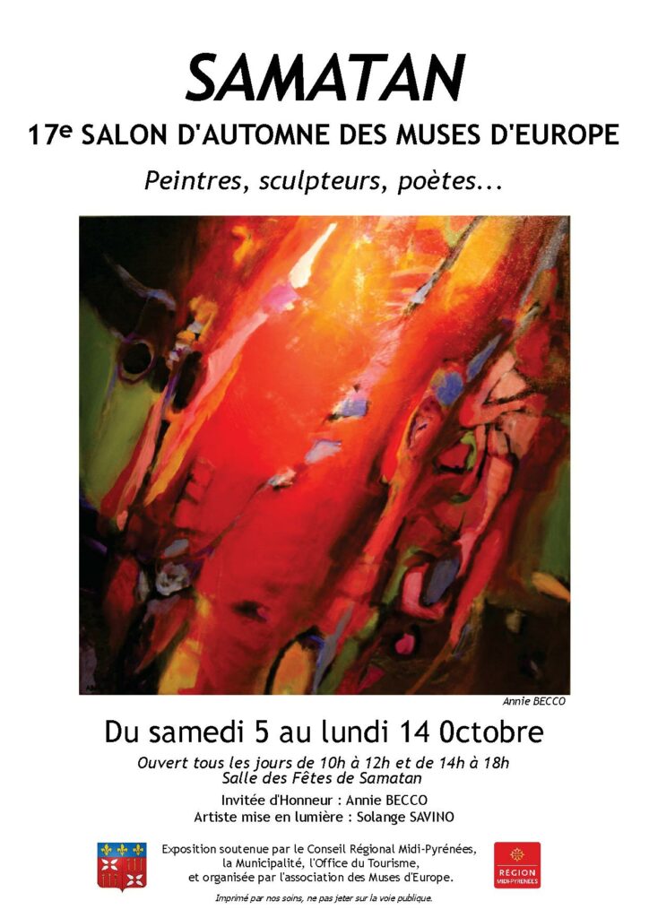 Le salon d’Automne des Muses d’Europe