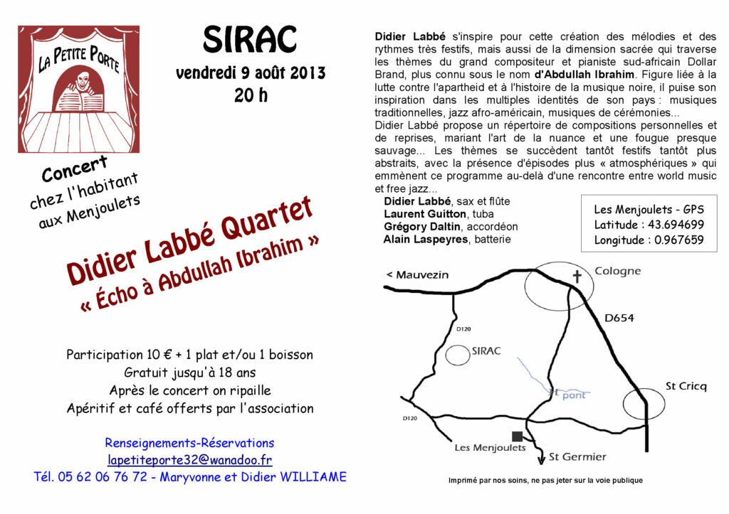 Didier Labbé Quartet