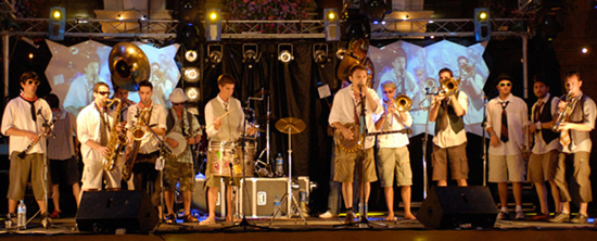 THE Soirée Brass à  Pâques 2008 -Estang –
