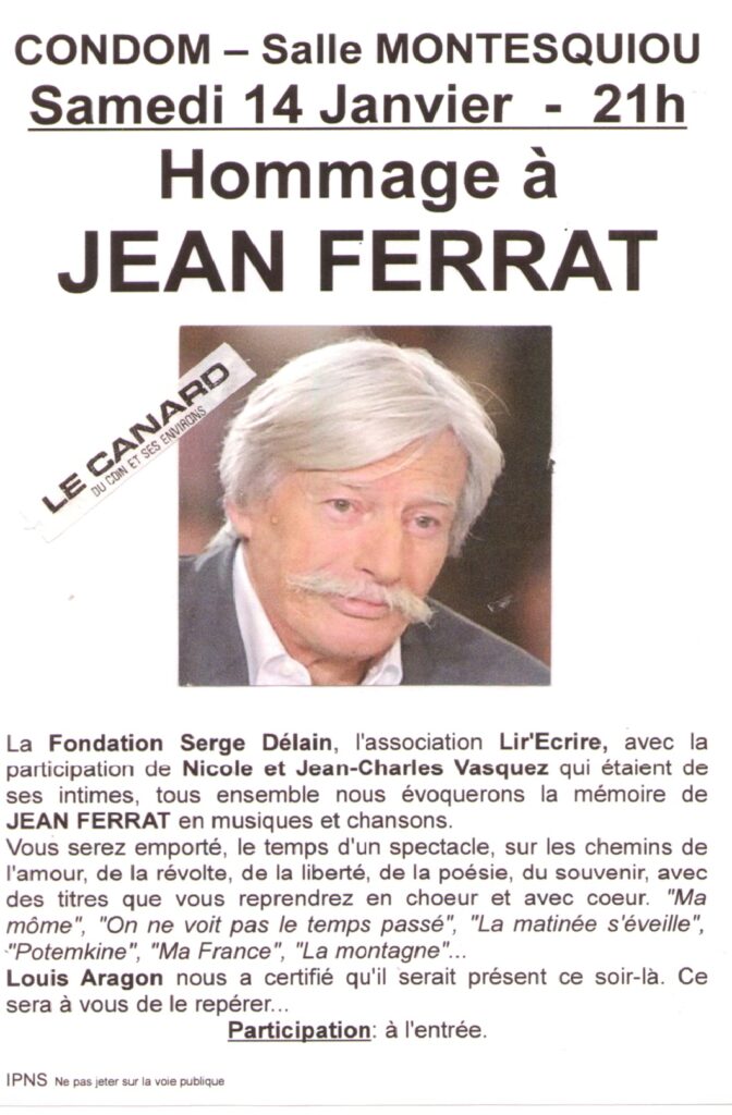 Hommage à JEAN FERRAT