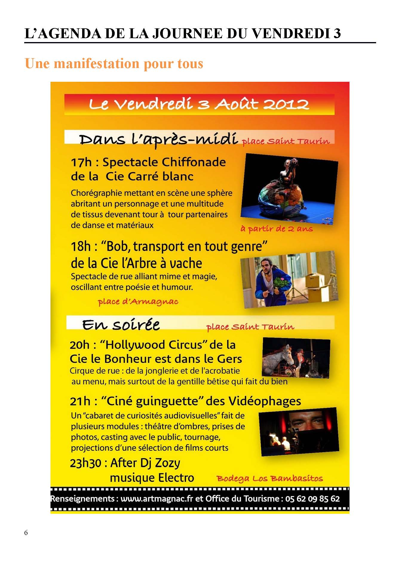 Eauze fait son cinéma et sa petite cuisine - Vendredi