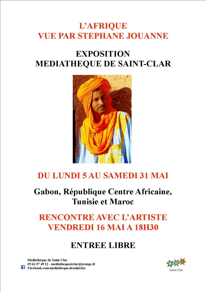 Expo photos d'Afrique et rencontre avec Stéphane Jouanne