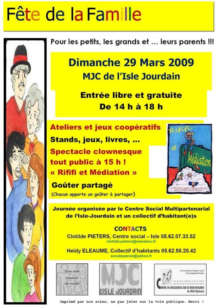 La 1ère fête de la famille