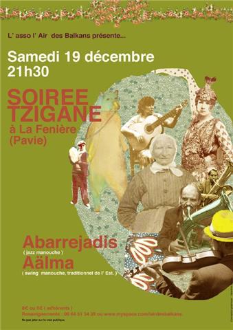 Soirée tzigane, swing, musique de l’est