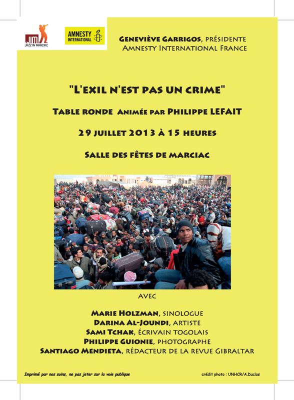 Amnesty au festival de Marciac