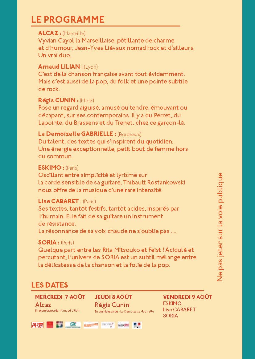 Les Musicales de Flamarens 2013