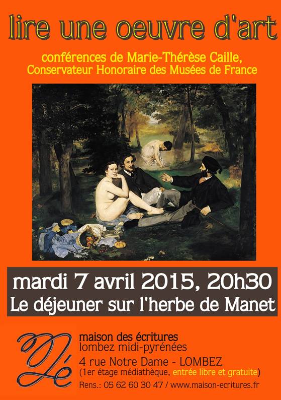 Lire une Oeuvre d'Art, Edouard Manet