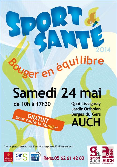 Sport et santé 2014: journée grand public – ville d&rsquo;Auch