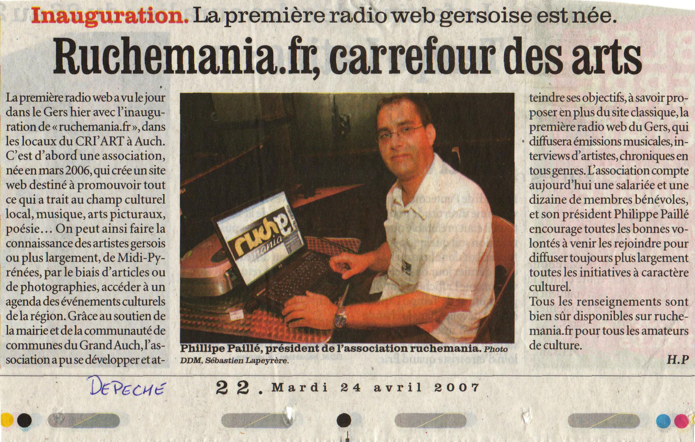 La dêpeche 24 avril 2007