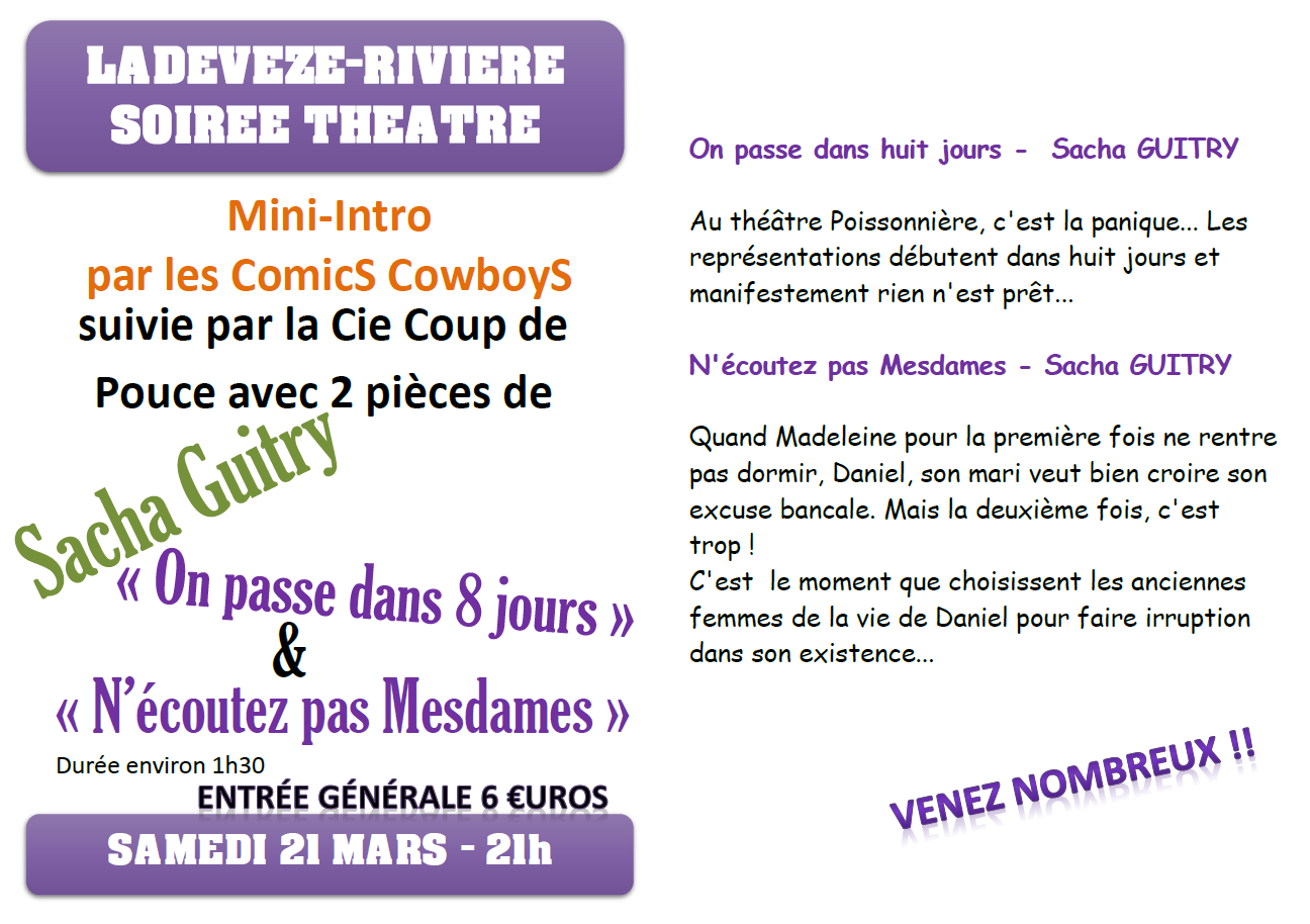 Soirée Sacha Guitry