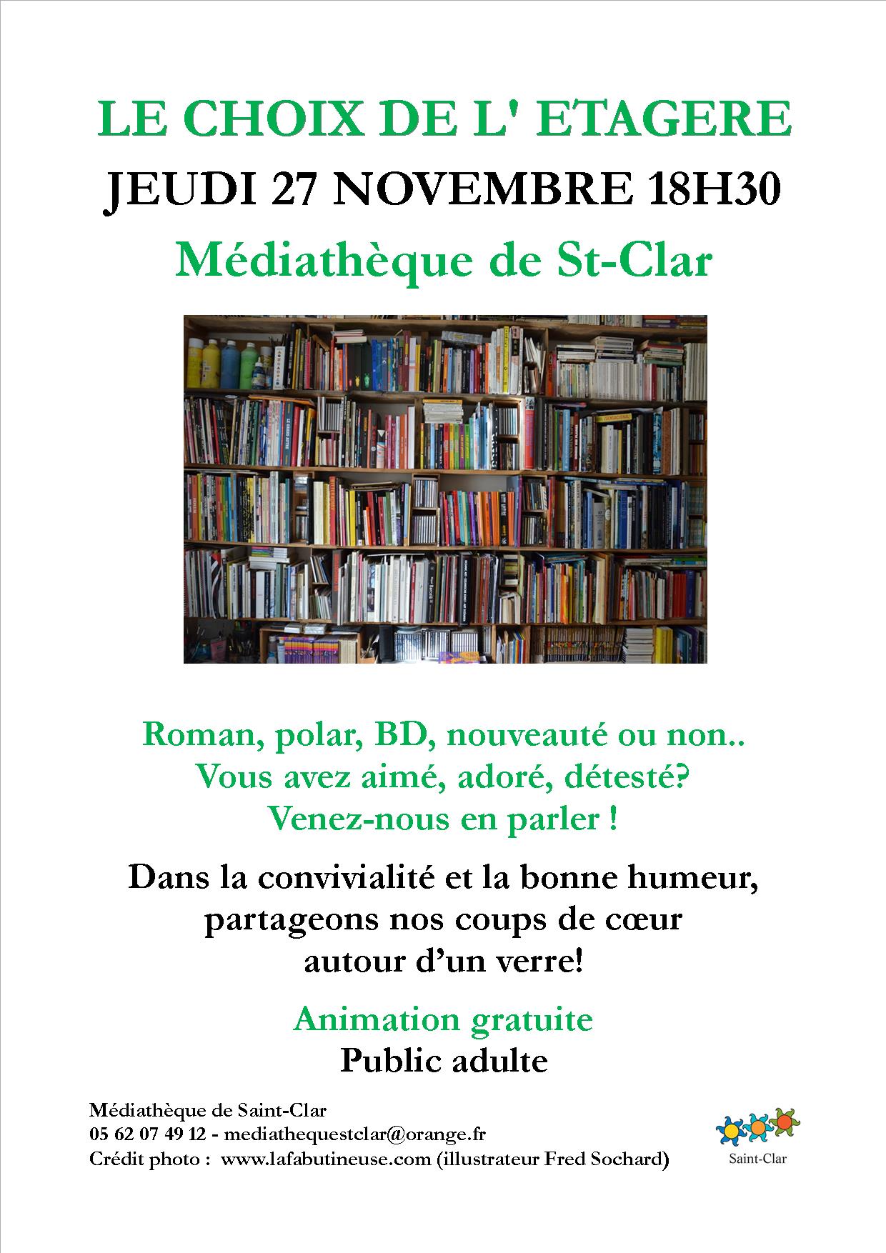 Le choix de l&rsquo;étagère