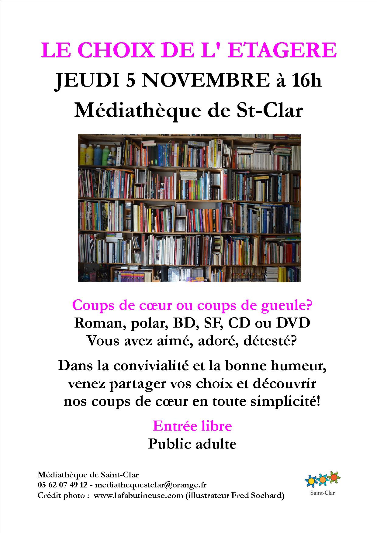 Le choix de l&rsquo;étagère