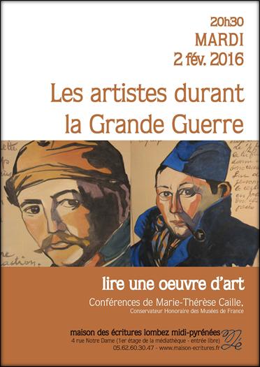 Lire une oeuvre d&rsquo;art : les artistes durant la Grande Guerre