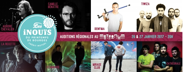 Printemps de Bourges : Les auditions régionales au Métronum