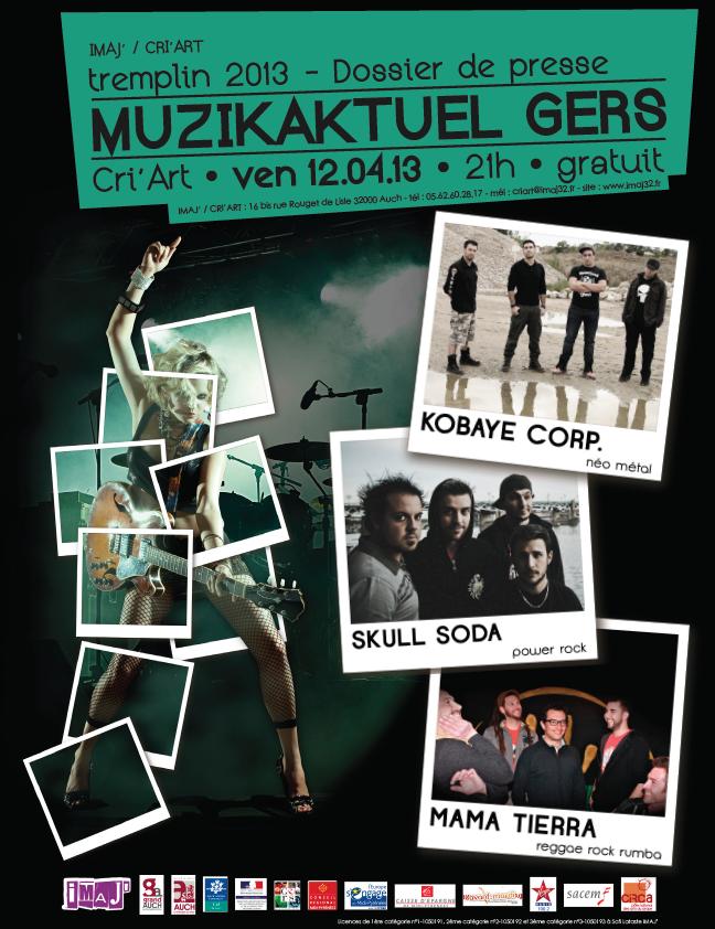Tremplin Muzikaktuel Gers 2013