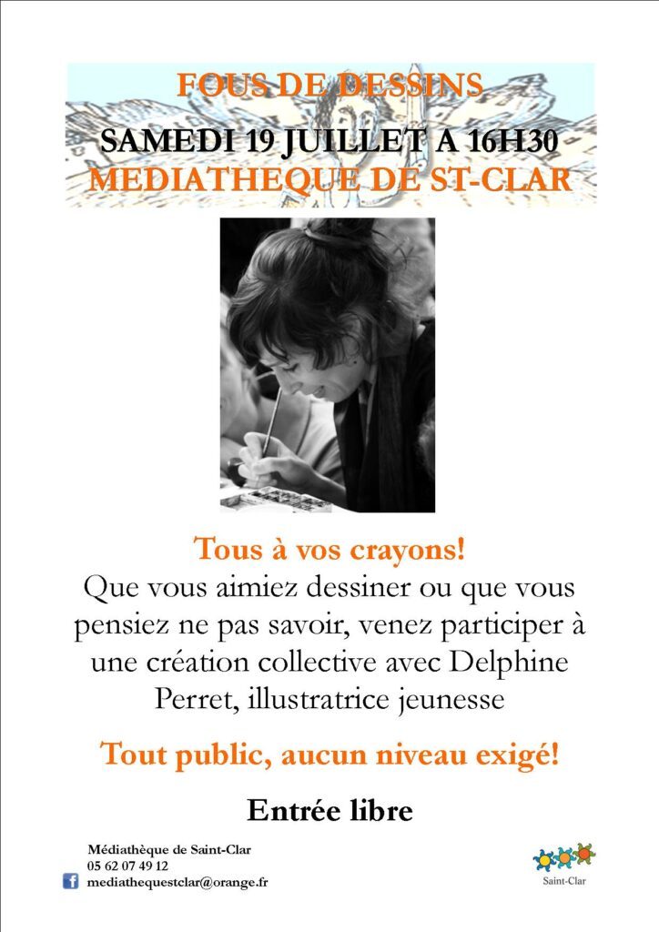 Tous à vos crayons avec Delphine Perret