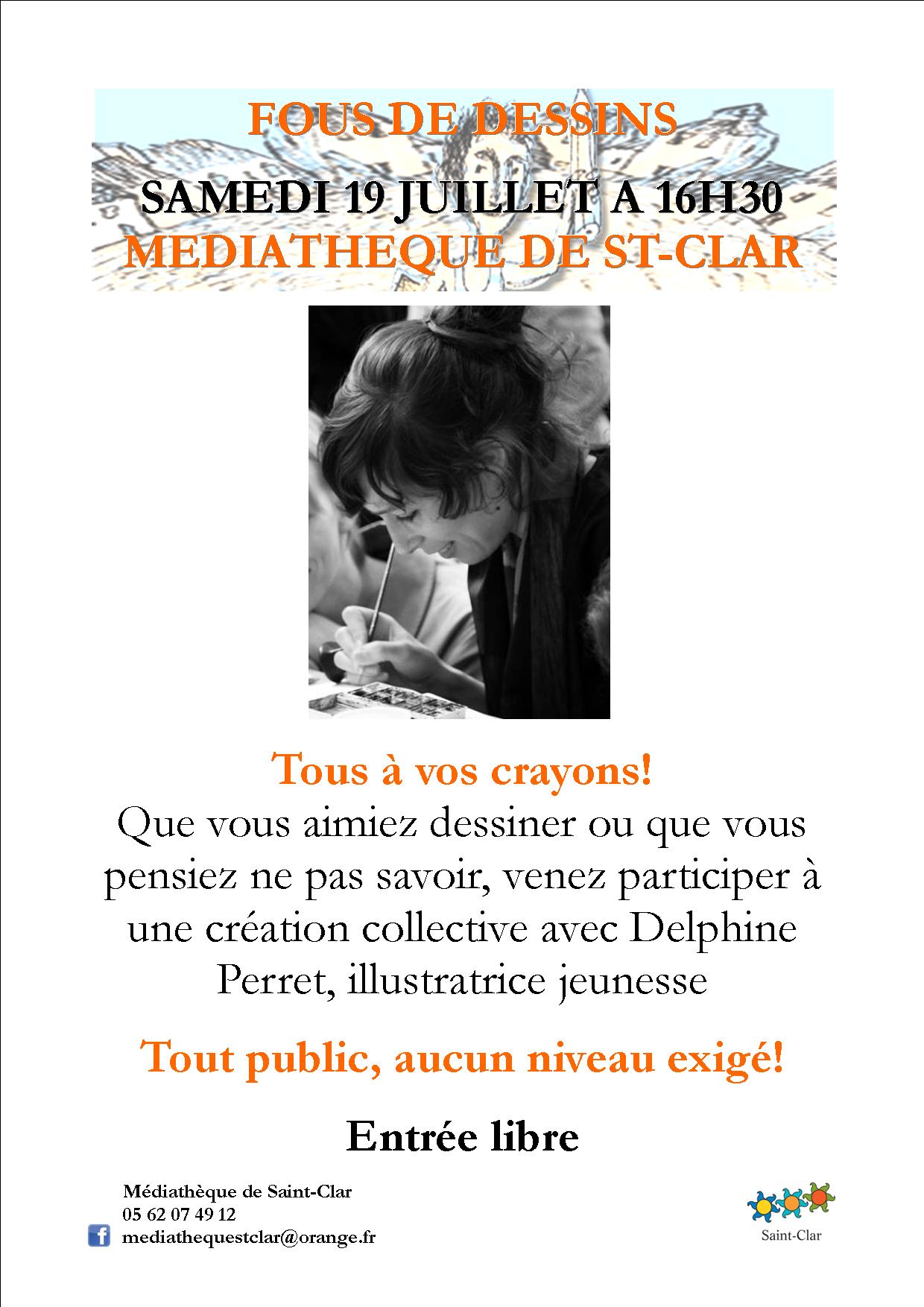 Tous à vos crayons avec Delphine Perret