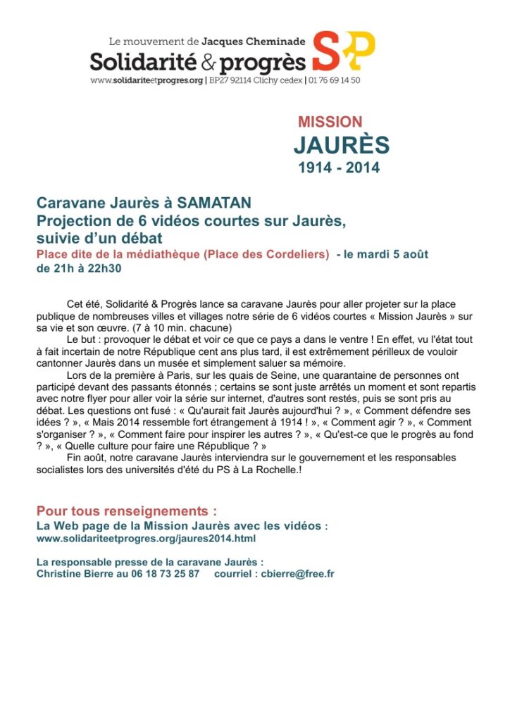 Caravane Jaurès
