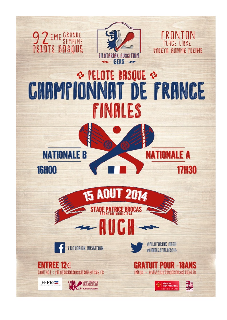 Championnats de France Paleta