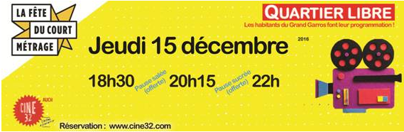 Auch : Le Court-métrage est à la fête ce Jeudi