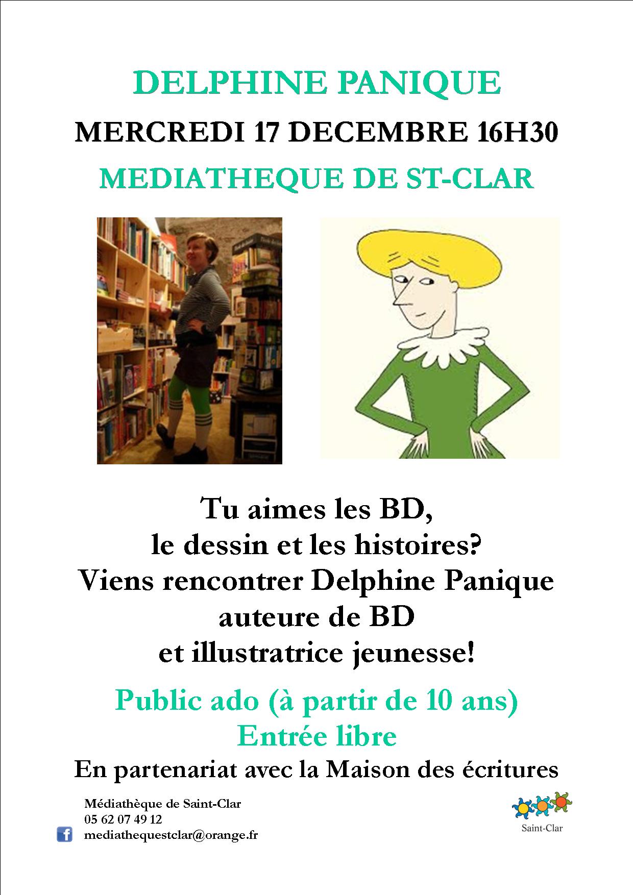 Rencontre avec Delphine Panique, auteure de BD